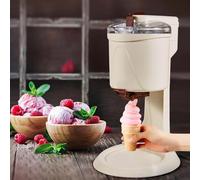 Automatic Soft Serve Ice Cream Machine, 1L Mini Maker for Home, Healthy Fruit Frozen Yogurt & Sorbet Maker, One-Touch Operation for Kids & Kitchen, DIY