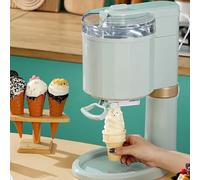 Automatic Soft Serve Ice Cream Maker, Household Mini Fruit Machine for Home or Café