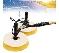 Automatic Solar Panel Cleaning Brush and Telescopic Rod Kit - Electric Cleaning Tool for PV Panels, Efficient Solar Equipment for Easy Maintenance