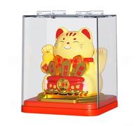 Automatic Solar Powered Fortune Cat, A Charming Addition to Any Home or Office Decor (B)