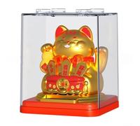 Automatic Solar Powered Fortune Cat, A Charming Addition to Any Home or Office Decor (C)
