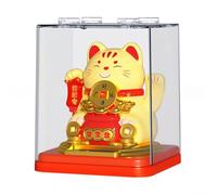 Automatic Solar Powered Fortune Cat, A Charming Addition to Any Home or Office Decor (E)