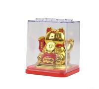 Automatic Solar Powered Fortune Cat, A Charming Addition to Any Home or Office Decor (F)