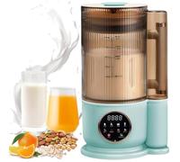 Automatic Soy Milk Maker, 1.5L Nut Milk Maker with Self-Cleaning, 12 Blades and Soundproof Cover, Makes Almond Milk, Oat Milk, Plant Milk, Juice with 24H Delay Timer