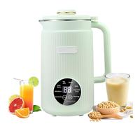 Automatic Soy Milk Maker, 1200ML Plant-Based Milk Machine with Delay Start/Keep Warm/Auto-Clean for Homemade Nut Oat Almond Juice Yogurt Green