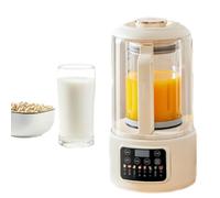 Automatic Soy Milk Maker Machine With Noise-Insulating Cover, 12-Hour Timer, 1500Ml Large Capacity, Easy To Clean Non-Stick Pot For Homemade Almond Oat And Soy Milk
