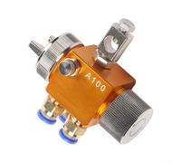 Automatic Spray Nozzle A-100 for Blister Machine, Aluminum Alloy Air Pressure Regulator with Stainless Steel Needle, Adjustable 2.5-3.0bar for Painting and Coating Applications(1.3mm)