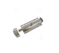 Automatic Spring Bolt, 1pcs Simple Lock Latch Practical 4Inch Zinc Alloy Slide Lock Bolt for Doors, Cabinets,Window,Furniture