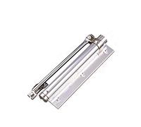 Automatic Spring Door Closer, Adjustable Automatic Door Closing Device Builtin Strong Spring Suitable for Door Adjustable(L)