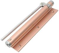 Automatic Spring Door Closer, Buffer Closing Device, Reduce Noise, Collision, Max Load-bearing 35kg(Pink)