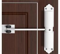 Automatic Spring Door Closer for 20-65kg Wooden and Metal Doors - Aluminium Overhead Closer for Fire Doors, Internal, External & Garden Use