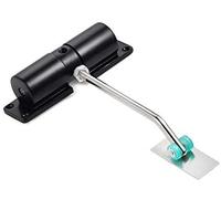 Automatic Spring Door Closer, Hydraulic Invisible Soft Closing Hinges, 1 Pack Buffer For Household Use(Black)