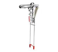 Automatic Spring Fishing Rod Holder Fish Poles Folding Holder Adjustable Spring Fishing Bracket For Lake Pond River Stainless Steel Fishing Poles Stand With Two Spring Load