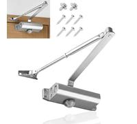 Automatic Spring Hydraulic Door Closure, 24-45 kg Automatic Door Closer Heavy Duty Spring Doors Closers for Residential and Light Commercial Use