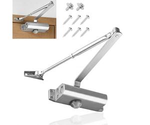 Automatic Spring Hydraulic Door Closure, 24-45 kg Automatic Door Closer Heavy Duty Spring Doors Closers for Residential and Light Commercial Use