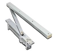 Automatic Spring Loaded Door Closer, Automatic Door Closer Hydraulic Adjustable 40-65kg Doors Hidden Soft Close White