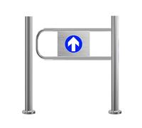 Automatic Spring-Loaded Entrance Gate, Adjustable 20-39 inches, One-Way Door for Library, Store, Mall - Right Side Passage Device (31 x 39 inches)
