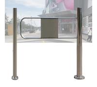 Automatic Spring-Loaded Safety Swing Gate, One-Way Stainless Steel Entrance Door, Auto Closing for Secure Access (Right, 60cm/23.6in)