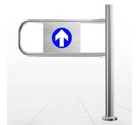 Automatic Spring-Loaded Security Gate - One-Way Entry Door for Markets Libraries & Scenic Areas - Self-Closing Safety Barrier for Enhanced Protection