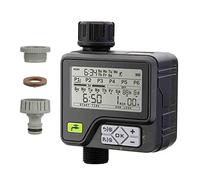 Automatic Sprinkler Timer, LCD Display Watering Timer Garden Irrigation Controller with Rain Sensor 6 Separate Programs Water Timer(1 Timer)