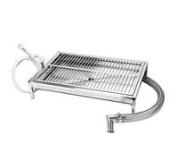 Automatic Stainless Steel Dog Toilet - Fully Flushing Pet Training Toilet with Straight Through Sewer Drain for Easy Waste Disposal