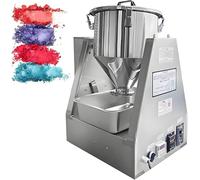 Automatic Stainless Steel Drum Tumbler Blender for Dry Granules, Food, and Materials with 360-Degree Rotation