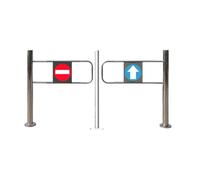 Automatic Stainless Steel marketSafe Door with Railing and AutoFeature Import & Export SilverB 100x120cm Size