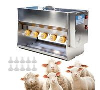 Automatic Stainless Steel Piglet Lactation Feeder 15/20L - Milk Feeding Machine with Sound Source & 14 Nipples for Piglets, Lambs, & Small Cattle - Efficient Feeding Solution 10Nipples