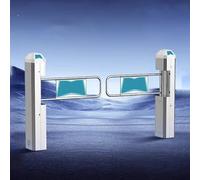 Automatic Stainless Steel Swing Gate for Supermarkets & Libraries - Voice Broadcast, Easy Access Control, Pedestrian Entry System, 2-Pack, Durable & Secure