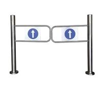 Automatic Stainless Steel Swing Gate, One-Way Supermarket Entrance Door, Safety Access Gate for Library & Scenic Store, 70×97 cm, Durable & Stylish Design