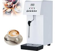 Automatic Steam Water Boiling Machine, 6L Commercial Milk Frother with LCD Display for Coffee Tea