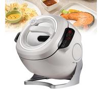 Automatic Stir Fry Robot, 6L Electric Cooking Wok with 360° Adjustable Speed, 3-Level Mode for Stir Frying & Stewing, Fried Rice Machine, 110V/220V Countertop Cooker 110V