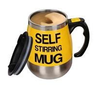Automatic Stirring Coffee Cup - 400ml Electric Stirring Cup With Lid, Stainless Steel Magnetic Glasses | For Coffee, Milk, Tea, Powder Drink | Picnic