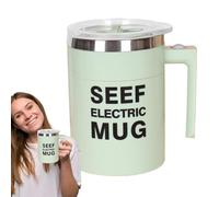 Automatic Stirring Coffee Mug - Electric Coffee Mixer Cup, 400ml Stainless Steel Stirrers | Portable Self Stirring Cup for Coffee, Milk, Hot Chocolate, Coffee Cup with