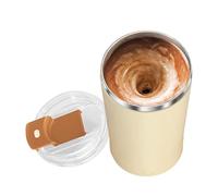 Automatic Stirring Cup - Stainless Steel Self Expression Cup, Electric Travel Mug | Rechargeable Automatic Blender Cup with Detachable Base for Coffee Protein Milk Tea From Choco