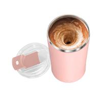 Automatic Stirring Cup - Stainless Steel Self Expression Cup, Electric Travel Mug | Rechargeable Automatic Blender Cup with Detachable Base for Coffee Protein Milk Tea From Choco