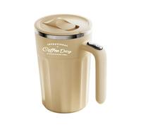 Automatic Stirring Cup with Temperature Display 304 Stainless Steel Drink Mixer for Hot Cold Beverages Mixing Sealing Auto Mixing Cup