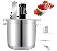 Automatic Stirring Machine with Adjustable Speed and 4-Blade Scraper for Efficient Mixing of Soups, Sauces, and Beverages