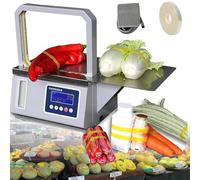 Automatic Strapping Machine, Induction Shrink Packaging Machine, 1.5s/Time Fast Strapping, 12 mm Strapping width with Counting Function for Market Printing Banking