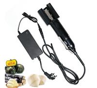 Automatic Sugarcane Scraping Machine, Electric Sugar Cane Peeler, Pure Copper Motor, 7500 RPM, with A Spare Blade, 3s Precise Peeling, for Pumpkin, Winter Claw, Taro, Pineapple(Plug in)