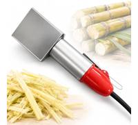 Automatic Sugarcane Scraping Machine, Electric Sugar Cane Peeler with 145w Motor, Adjustable High-Carbon Steel Blade and Stainless Steel Guard for Pumpkin, Winter Melon, Taro and Pineapple