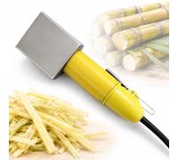 Automatic Sugarcane Scraping Machine, Electric Sugar Cane Peeler with 145w Motor, Adjustable High-Carbon Steel Blade and Stainless Steel Guard for Pumpkin, Winter Melon, Taro and Pineapple