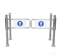 Automatic Swing Door for Market Entrances Self Closing Door Manual Access Pedestrian Gate Industrial Entry System Durable Fence Access Solution