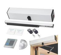 Automatic Swing Door Opener Closer, Handicap Door Opener Remote Kit with 2 Remote Control and Access Control, Heavy Duty Automatic Gate Motor, for Residential Commercial(Inward)