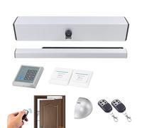 Automatic Swing Door Opener, Heavy Duty Gate Operator Remote Control Swing Opening, Automatic Sliding Door Opener with Remote Controllers, Gate Closer for Offices Banks(Inward)