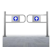 Automatic Swing Door with Rebound - One-Way Securi Access for markets, Factories, and Retail Stores - Secure Access Control Solut