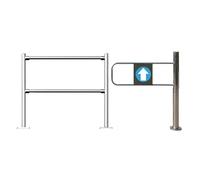 Automatic Swing Door with Spring Mechanism for Entrance Security in Commercial Spaces