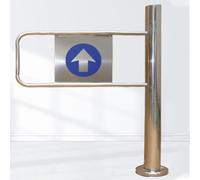 Automatic Swing Gate, 1-Way Safety Pedestrian Access Door for Supermarket, Warehouse, Mall, Library