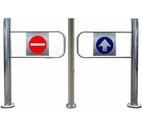 Automatic Swing Gate for Supermarket Entrance, Combined Security Barrier, Heavy-Duty Warehouse Door with Self-Closing Feature, Ideal for Import-Export Operations