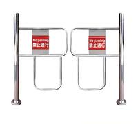 Automatic Swing Gate for Supermarket Entrances,Self-Closing Door for Import Export,Automatic Rebound Swing Gate,Metal Industrial Fence with Post Mount,One-Way Door for Warehouse(170cm/67in)